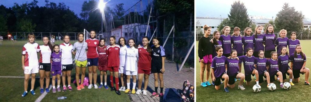 Cosmic Development female youth football team