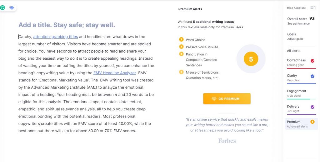 Grammarly Extension Free Writing Tools
